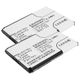 2x Batería 900mAh