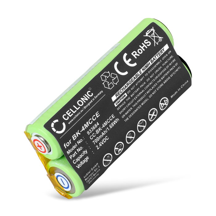 WATERPIK Sensonic Plus SR-3000E Batería 700mAh 2.4V de subtel