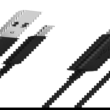 Cable USB para Logitech MX Masters 2S / MX Anywhere 2S / Keys-to-Go / K800, K830 / G903 / MX Ergo - Cable de Carga y Datos 1m 2A negro PVC