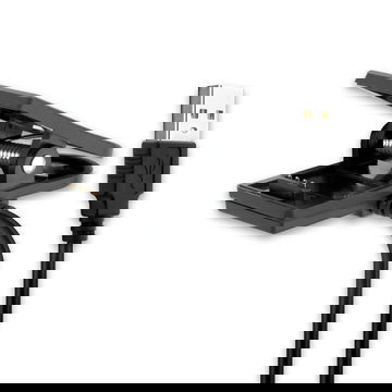 USB Smart Watch Charger for Garmin Approach G10, S20 / Forerunner 30, 230, 235, 645, 645 Music Fast Charging 1A Data Cable Smartwatch Fitness Tracker PVC - Black