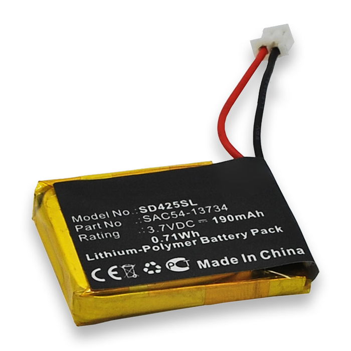SportDOG SAC54-13734 Batería 190mAh 3.7V de subtel