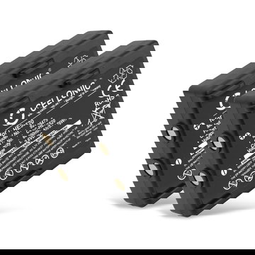 2x Bateria Hetronic HE520, HT-02, FBH900, 68300530 600mAh - , Batería larga duración para controles remotos Hetronic Nova, Ergo, FBH300