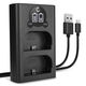 Dual Charger + USB Cable