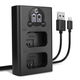 Cargador doble NP-FW50 + Cable USB