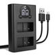 Cargador doble DMW-BLC12 + Cable USB