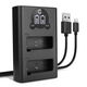 Cargador doble EN-EL9A EN-EL9E EN-EL9 + Cable USB