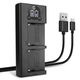 Cargador doble NP-F970 -F550 -F750 -F330 + Cable USB