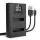 Dual Charger + USB Cable