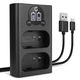 Dual Charger + USB Cable