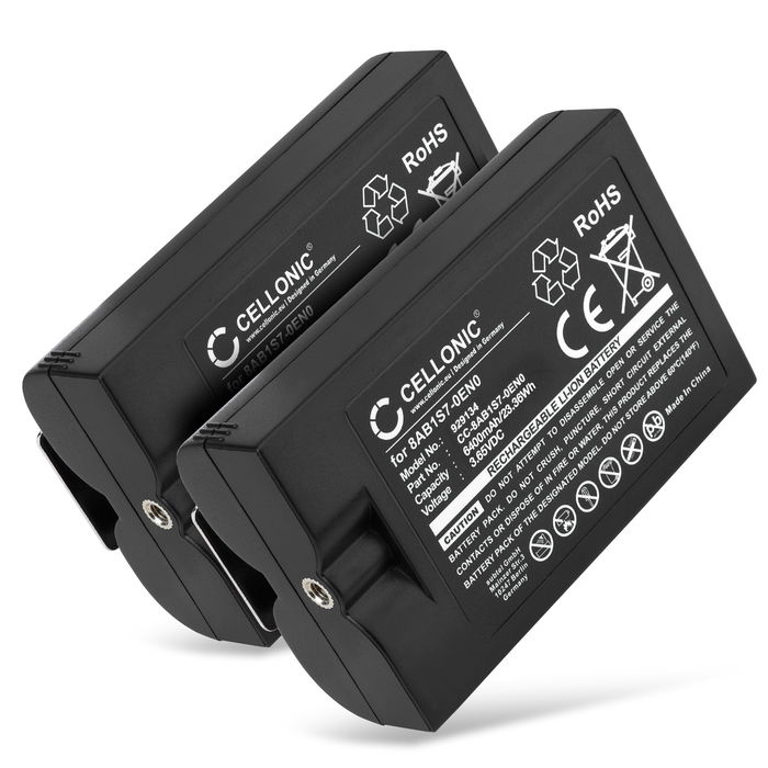 2x Ring Intercom Batería 6400mAh 3.7V de subtel