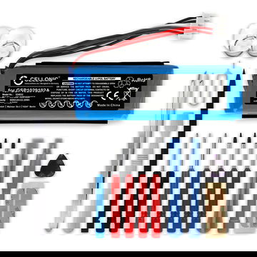 Batería para JBL Charge 3 + Set de herramientas - Batería Altavoces Bluetooth GSP1029102A de 6000mAh de CELLONIC