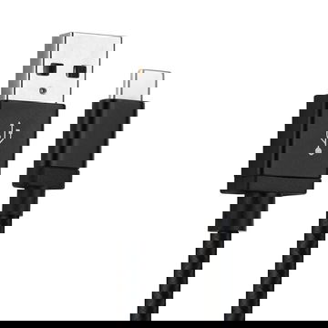 Cable USB para Microsoft Xbox Series X, Series S / One Elite Controller 2 - Cable de Carga y Datos 1m 3A negro Nylon