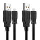 2x Cable de datos U-8 8 Pin a USB A, 1.5m