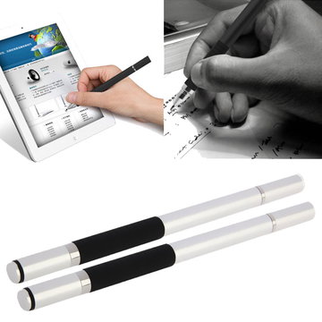 2x Boli táctil para tablets, tablets gráficas o smartphones de subtel - Lápiz capacitativo con punta de disco para pantallas táctiles de dispositivos electrónicos, Stylus Pen, Lápiz táctil
