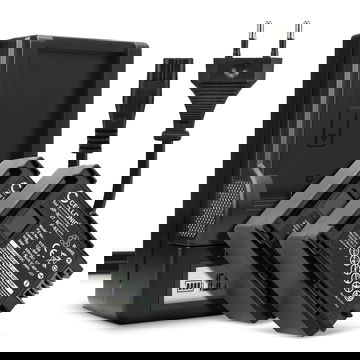 2x Bateria Canon BP-807,BP-809,BP-819,BP-827 890mAh - + Cargador , Batería recargable para camaras Canon XA10 HG10 HG20 HF10 HF100 FS300 VIXIA HF G20 G10 HF200 HF20 HF S100 LEGRIA HF G25 HF200 HF M46