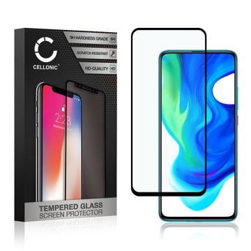 Protector pantalla móvil Xiaomi Poco F2 Pro autoadhesivo de CELLONIC - Screen protector, (Calidad HD / 3D Full Cover / 0,33mm / 9H)