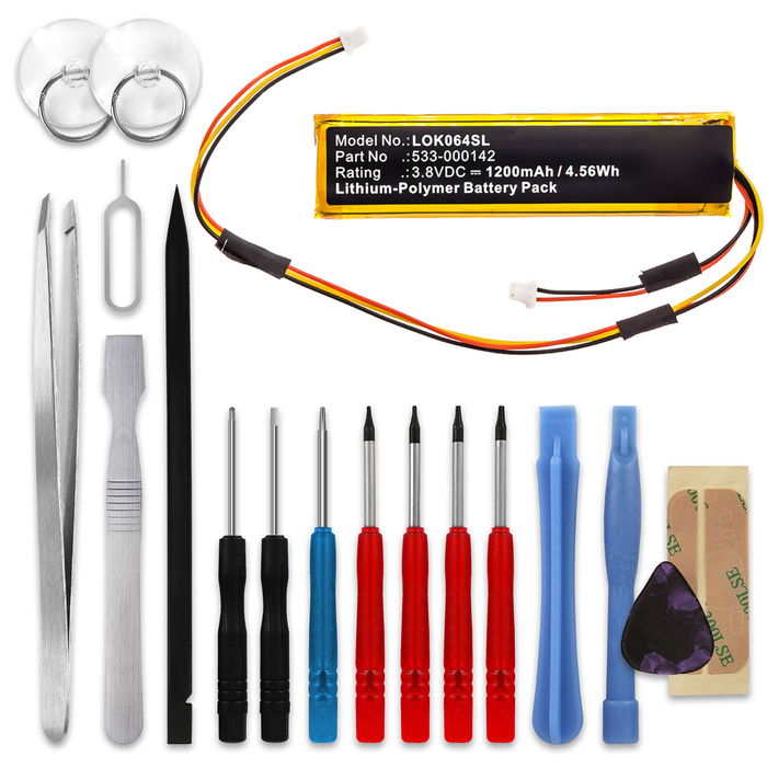 Logitech Craft Batería 1200mAh 3.8V + Juego de herramientas de subtel