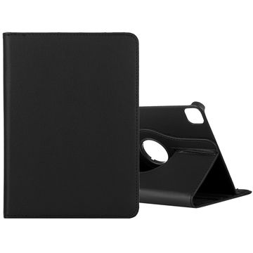 Funda tablets de subtel para Apple iPad 11 (2020) - A2228, A2231, Funda para tablets negro con soporte giratorio y cinta elástica, Protector de tablet de Cuero artificial