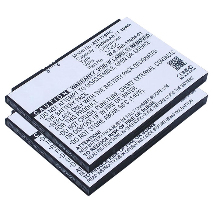 2x Batería para Netgear AirCard 810, 810S, 790S, 790, 779S, AC790S, AC779S, Fuse 779, NTGR779ABB W-7, -7a, -7b, -8a (2000mAh, 3.7V) de CELLONIC