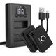 2x Battery 950mAh+ Dual Charger