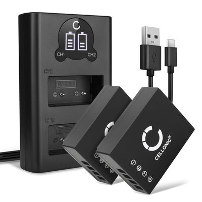 2x Batería NP-W126 / NP-W126S 1140mAh + Cargador múltiple BC-W126 - Batería li ion para cámaras Fujifilm FinePix HS50EXR, HS33EXR, X-Pro1, X100F, X-E4