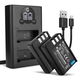 2x Batería 1000mAh + Cargador Doble