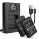 2x Batería 1000mAh + Cargador Doble