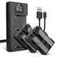 2x Batería 1600mAh + Cargador Doble
