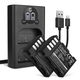 2x Batería 1600mAh + Cargador Doble