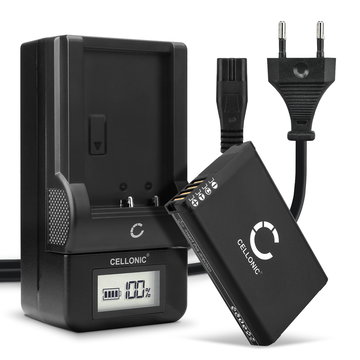 Batería Garmin 361-00053-00 / 361-00053-04 2200mAh + Cargador rápido con pantalla LCD - Batería ion litio para collares GPS para perros Garmin Alpha 200i, Alpha 100, GPS montaña Garmin Montana 600, 680t y GPS con cámara VIRB