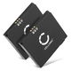 2x Batería 900mAh