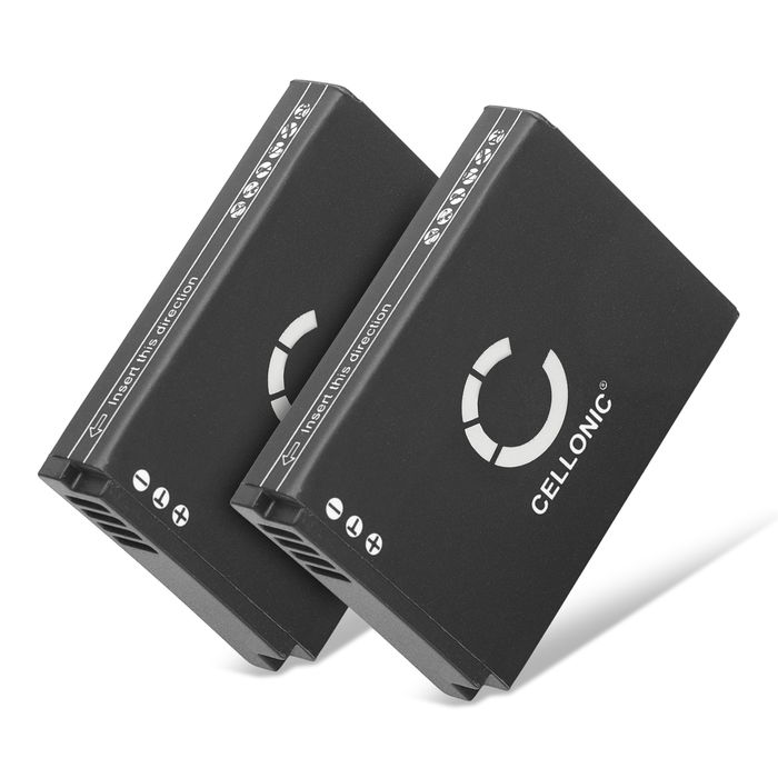 2x Batería para cámaras Samsung PL210 PL211 SH100 ST200 / ST200F ST201 / ST201F ST205F WB210 750mAh 3.6V - 3.7V de CELLONIC