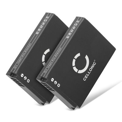 2x Batería para cámaras Samsung PL210 PL211 SH100 ST200 / ST200F ST201 / ST201F ST205F WB210 750mAh 3.6V - 3.7V de CELLONIC