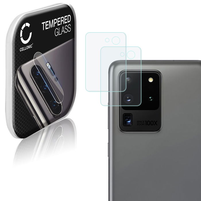 2x Protector pantalla móvil Samsung Galaxy S20 Ultra (SM-G988) autoadhesivo de subtel - Screen protector, (Calidad HD / Cristal templado / 0,33mm / 9H)