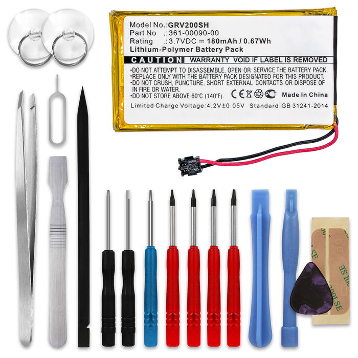 Batería para Garmin VivoActive HR, 361-00090-00 de CELLONIC®], 180mAh, Litio Polímero