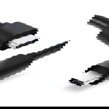 Cable USB para Logitech Craft / MX Master 3 / MX Keys / MX Anywhere 3 - Cable de Carga y Datos 1m 3A (PD 60W) negro PVC