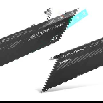 Batería Dell para ordenador portátil Dell XPS 13 9350, XPS 13 9343, XPS 13D-9343, 90V7W, JD25G, JHXPY, 0N7T6 6100mAh 7.4V de CELLONIC