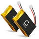2x Battery 800mAh