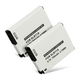 2x Battery (750mAh, 3.7V)