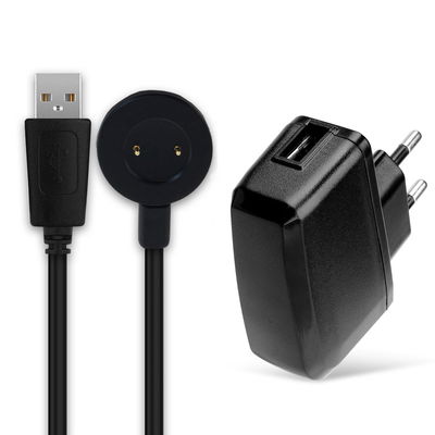 Cargador smartwatch + Cable USB para Huawei Watch GT2e / GT2 / GT / Honor Magic Watch 2 5W - Quick charge 1A con cable carga de