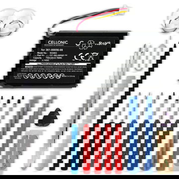 Batería para Garmin DriveSmart 5 55 65 Dash Cam 35 - 361-00056-08 750mAh + Juego de herramientas, Batería de Reemplazo