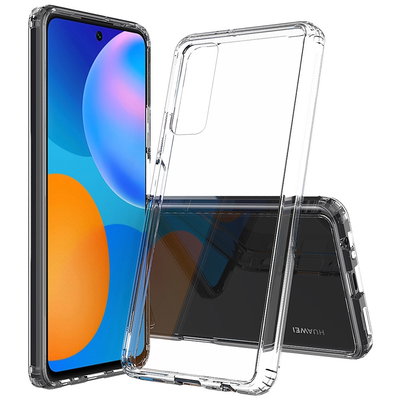 subtel Funda de móvil para Huawei P Smart (2021), Funda protectora de TPU, Protector de móvil de color Transparente, Phone Case / Back Cover