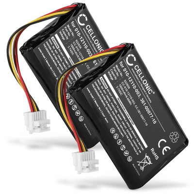 2x Bateria Garmin 010-12110-003 361-00077-10 616-00077-00 616-00077-10 1800mAh - , Batería larga duración para GPS Garmin Zumo 590LM Zumo 595LM