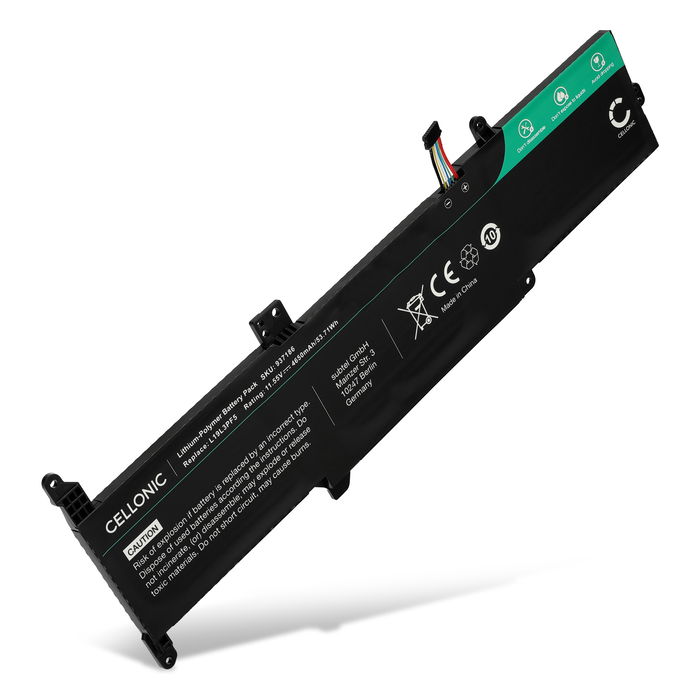 Battery for Lenovo IdeaPad 3 14ADA05, 14IIL05, 14IML05, 15IIL05, 15IML05 11.55V 4650mAh from CELLONIC