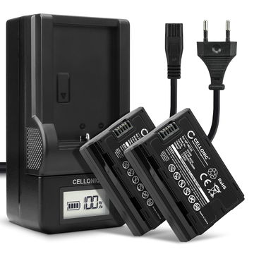 2x Bateria FujiFilm NP-W235 2250mAh - + Cargador NP W235, Batería recargable para camaras FujiFilm X-T4 / GFX 50S II / GFX100S / X-H2S