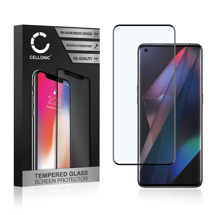 Protector pantalla móvil Oppo Find X3 Pro autoadhesivo de CELLONIC - Screen protector, (Calidad HD / 3D Full Cover / 0,33mm / 9H)