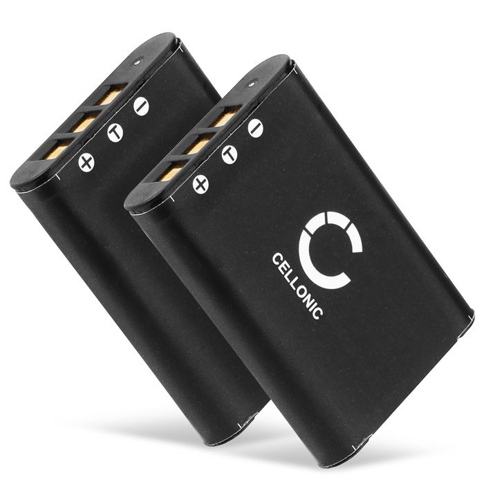 2x Batería para Pentax Optio S1, D-LI78 de Cellonic®], 600mAh, Ion de litio
