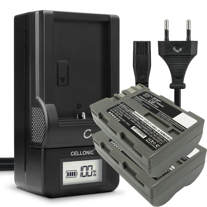 Camera Battery for Fuji FinePix S5 Pro Replacement Battery 1500mAh Spare Battery Backup + Charger