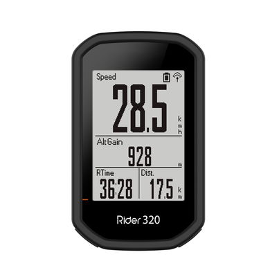 subtel Funda Bryton Rider 420, Rider 320, Rider 430, Funda de Silicone para dispositivos GPS bicicleta - Funda protectora en negro Back Cover Bumper Case Shockproof