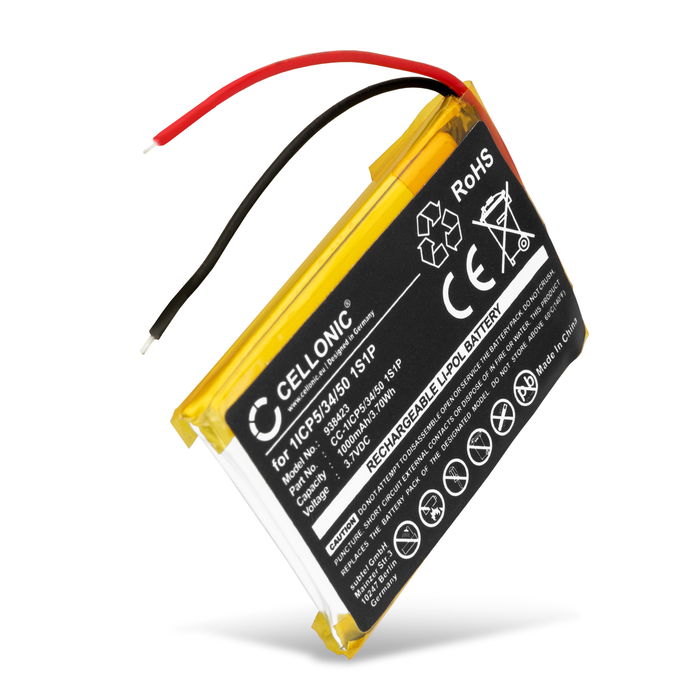 Wacom ACK411050 Batería 1000mAh 3.7V de CELLONIC